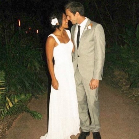 Lilliana Bowrey's parents wedding picture.